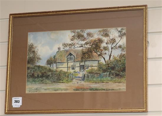 A.J.W Stedman Old Cottage, Boudon 9.5 x 15.5in.